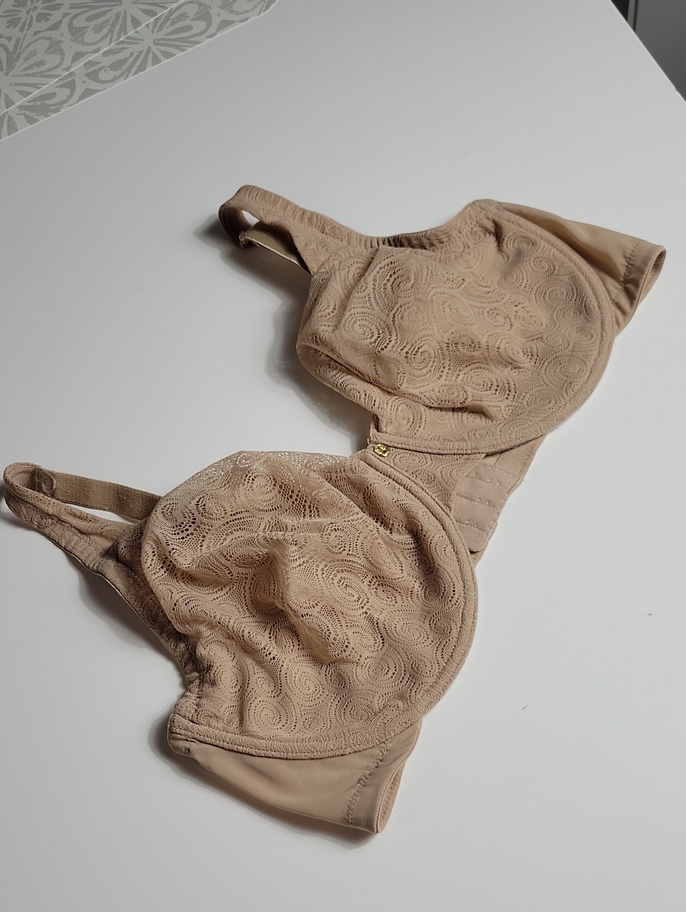 Natori Beige Lace Underwire Bra